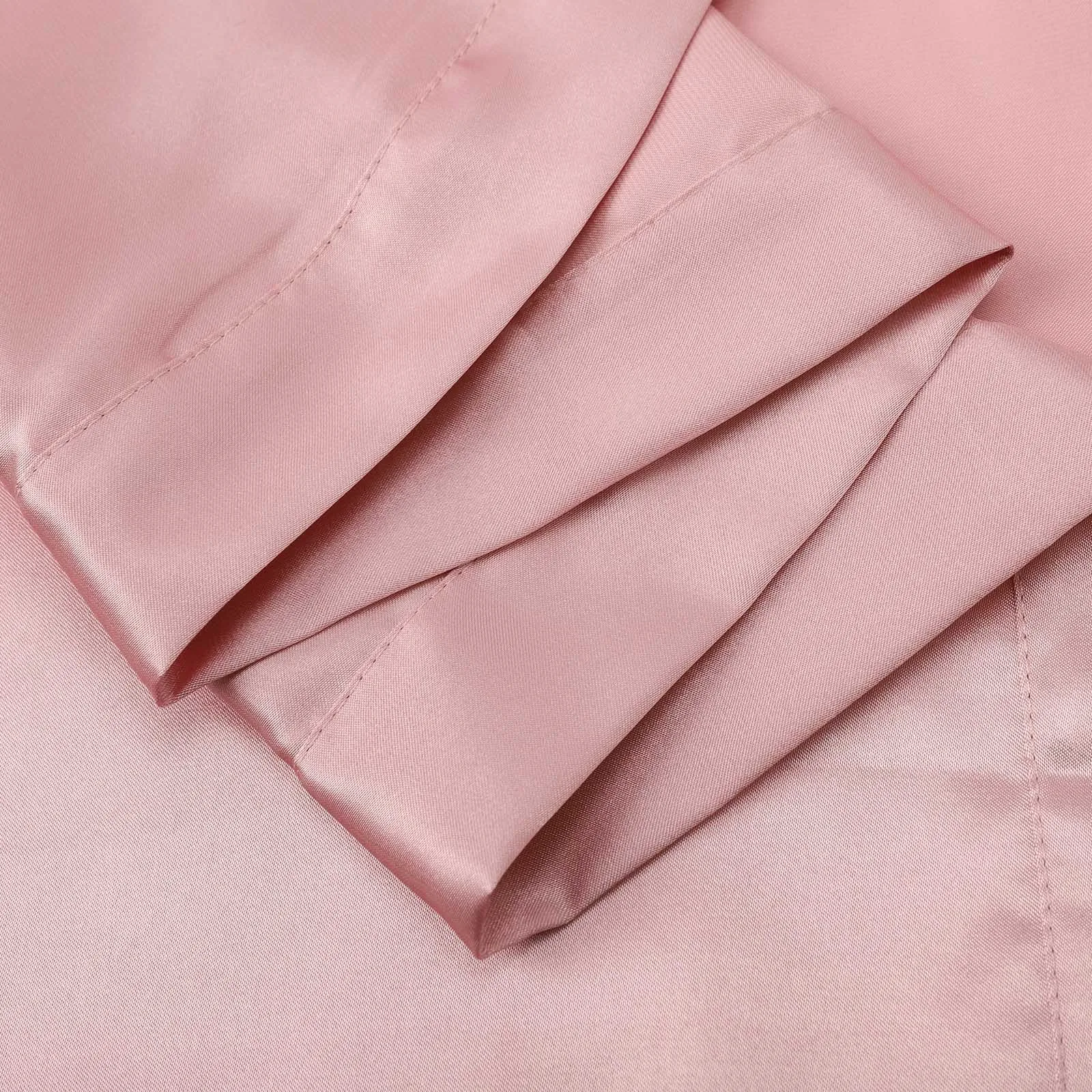 Women's Soft Long Satin Robes Sexy Silk Bathrobe Summer Full Length Kimonos With Belt Solid Color Mini Dress Sleepwear Nightgown