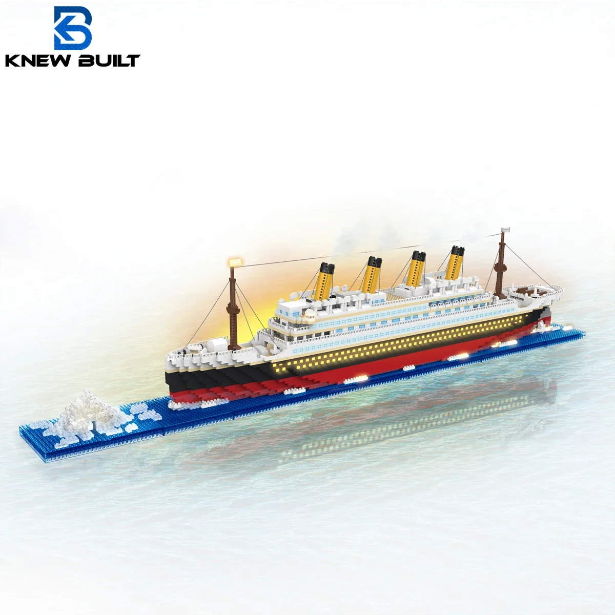 Building Block Toy 6 Kinds Titanic Model Cruise Ship Building Block for Adult Micro Mini Brick Toy KNEW BUILT Perfect Gift Entertainment Decoration