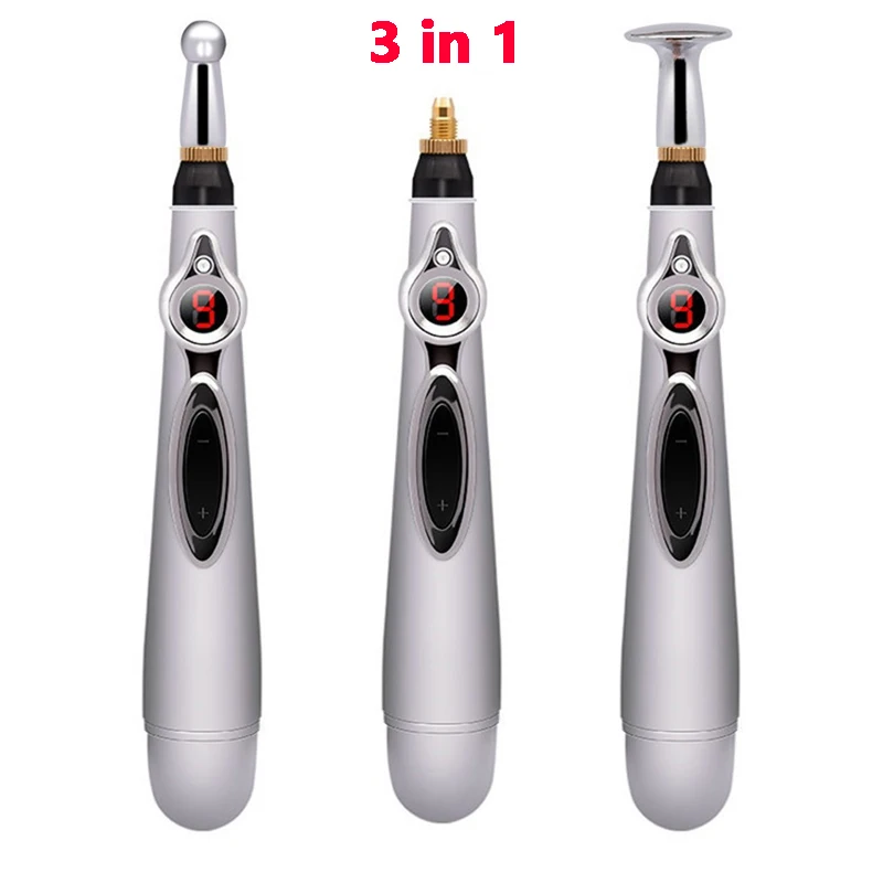 Meridian massage Electric Massage Pen acupuncture pen Electric meridians Laser Acupuncture machine Magnet Therapy instrument##