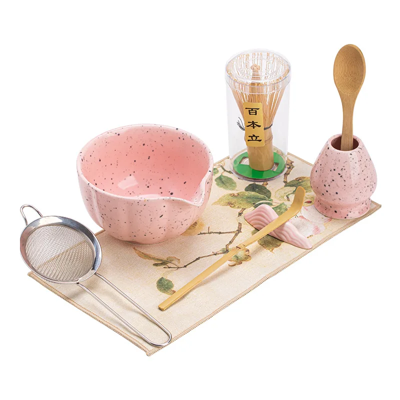 Luxury Matcha Set Porcelain and Bamboo - طقم ماتشا...