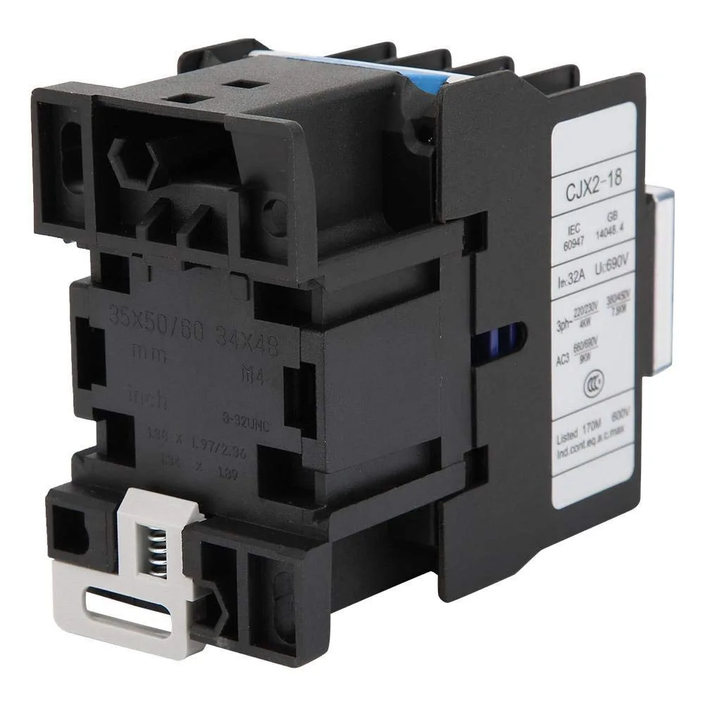 

High Performance Contact Material 24V AC Power Contactor Copper Coil 32A 3Phase 1NO 5060Hz Motor Starter Relay