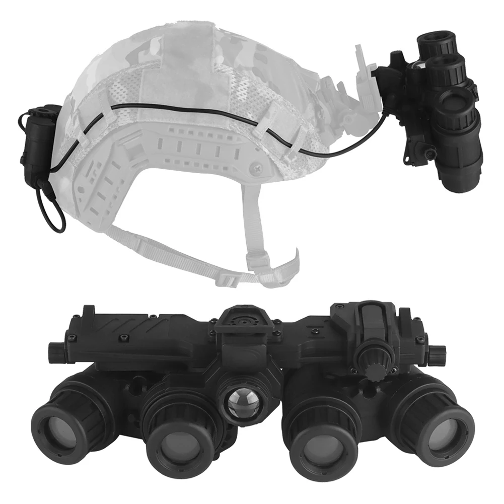 GPNVG 18 Night Vision Goggle Helmet Binocular Model Four-Eye Night Vision Device Model Airsoft Hunting Binoculars Movies Props