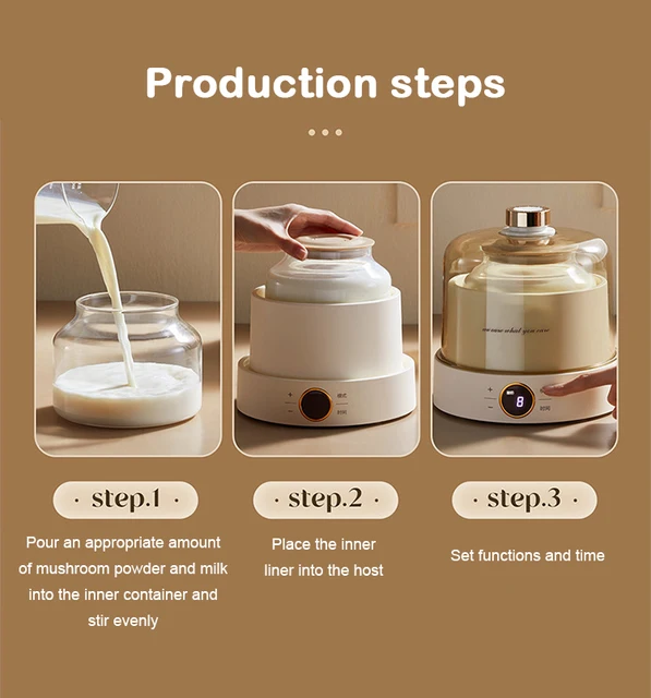 Yogurtiera Elettrica Duronic YM1 - 1.5L, Timer Digitale, Vasetto In Ceramica