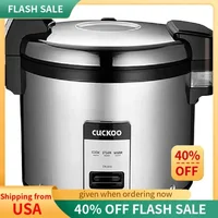 QWCUCKOO Commercial Large Capacity Rice Cooker 30 Cup/7.5 Qt. (Uncooked) 60 Cup/15 Qt. (Cooked) Superior Durability Stainless St 1