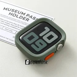 Candy Soft Silicone Protective Watch Case - Vibrant Bumper for 45mm (Army Green)
