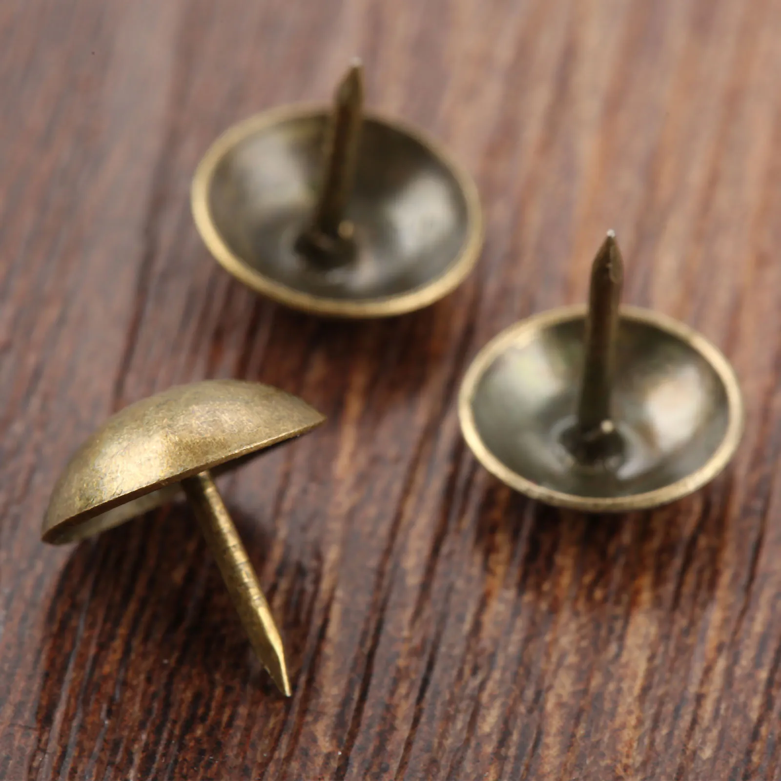 100Pcs 11x11mm Upholstery Nail Jewelry Gift Case Box Sofa Furniture Decorative Tack Stud Pushpin Doornail Antique Hardware