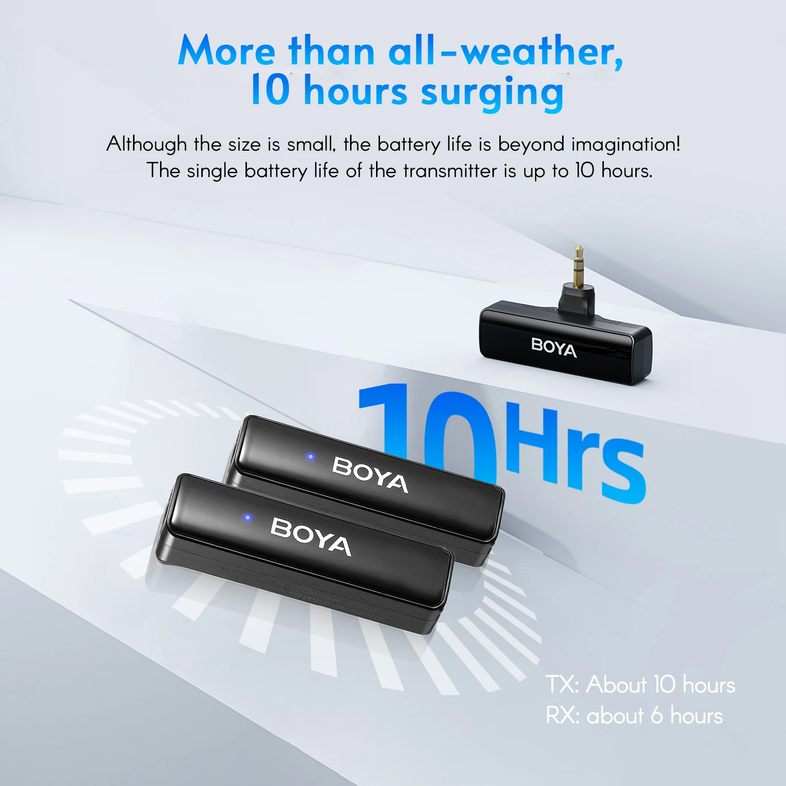 BOYA BOYALINK 무선 라발리에 마이크 시스템, 클립온 마이크, 아이폰, 안드로이드 컴퓨터용, 인터뷰, 브이로그용, A1, A2, 2.4GHz