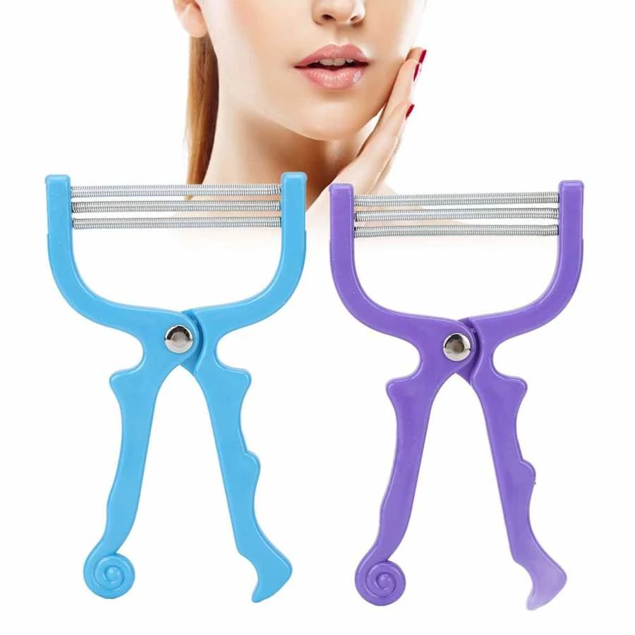 Facial Hair Remover Traditional Spring Threading Facial Hair Removal  Epilator Portable Safe Face Massager Beauty Epilator Tool| | - AliExpress
