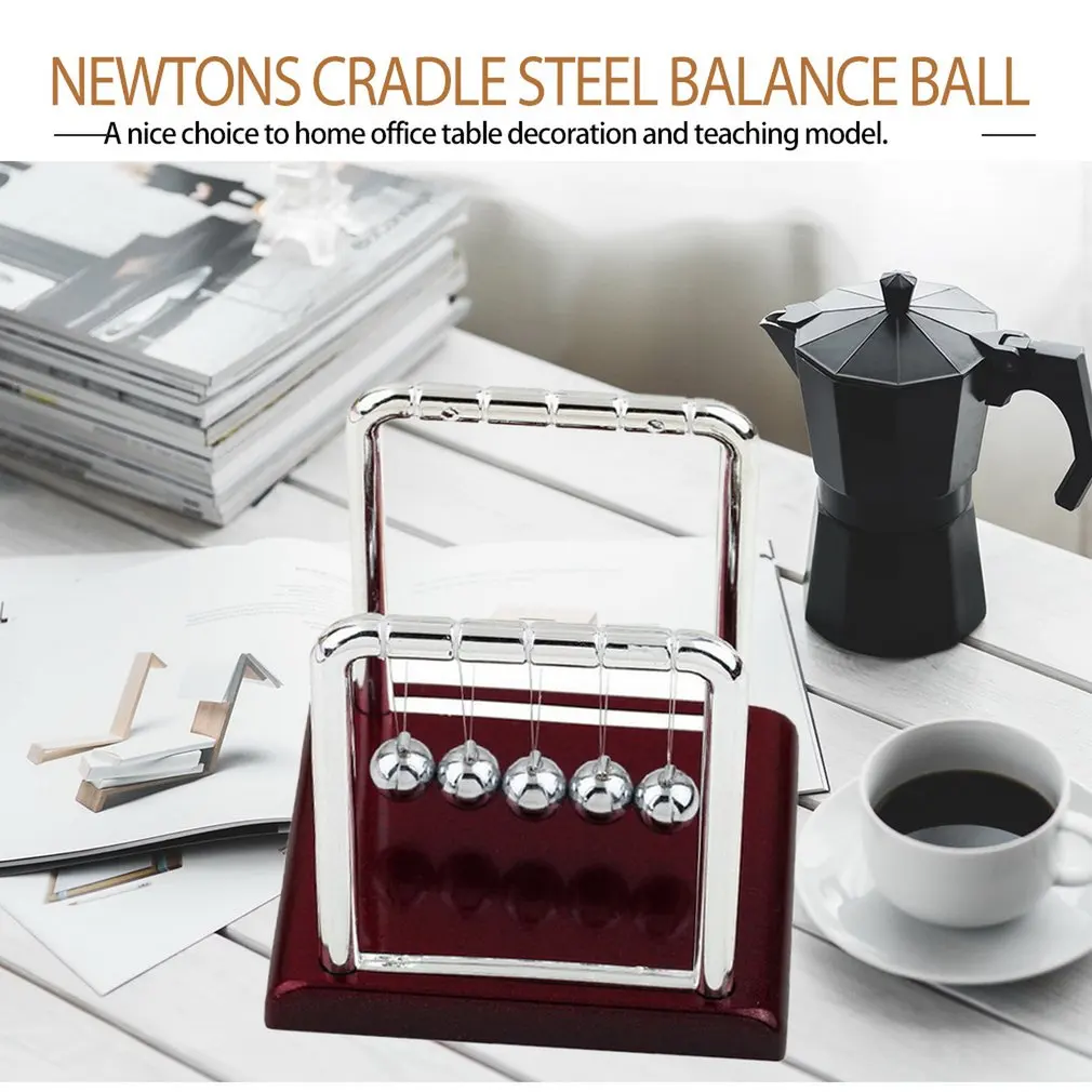 

Колыбель Ньютона, стальной Балансирующий шар, маятник науки физики, настольные игрушки, настольное украшение для игр и дома