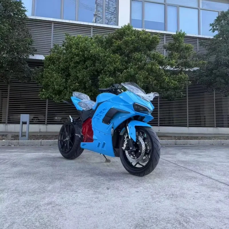 2025 New Style LANYANG HY-S Factory High-Speed 8000W Electric Racing Motorcycle 245mm Wide Wheel 150A Lithium Battery 17 Inch Ad - Image 2