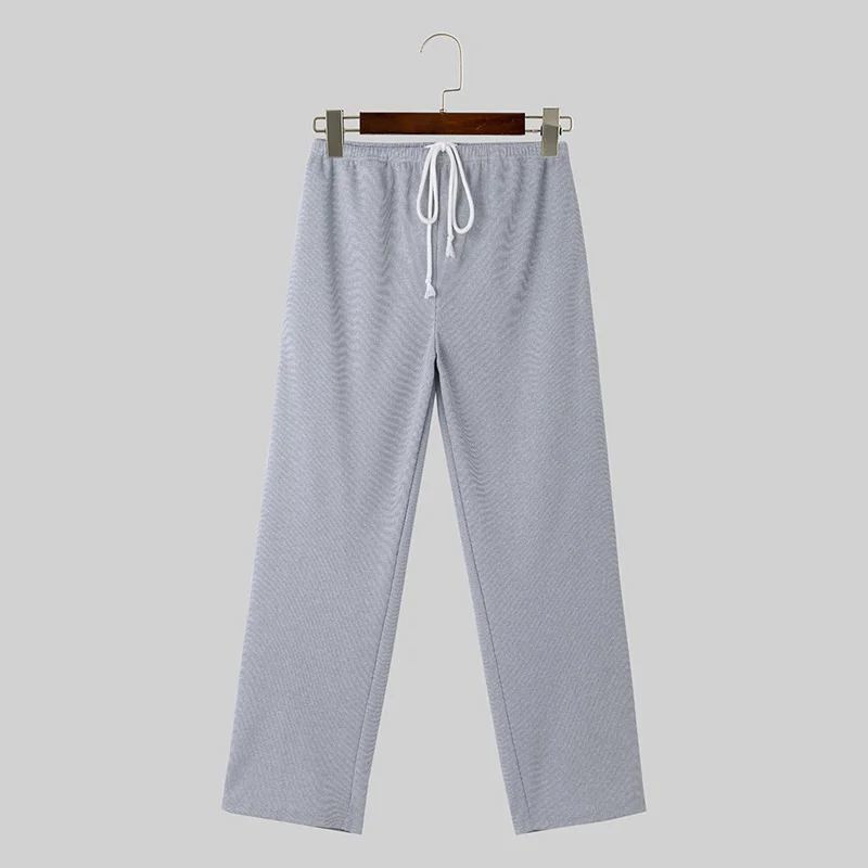 INCERUN 2024 American Style Trousers New Mens Fashionable Striped Design Long Pants Casual Well Fitting Homewear Pantalons S-5XL 5