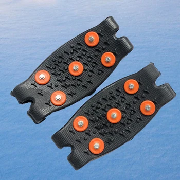 5-Stud Climbing Crampons Anti Slip Mountaineering Cleats Unisex Snow Claw Shoe Covers Walking Hiking Accessories 2