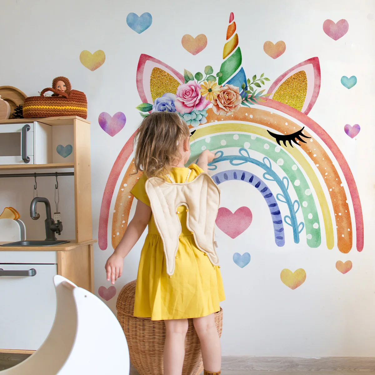Rainbow Unicorn Wall Sticker 3
