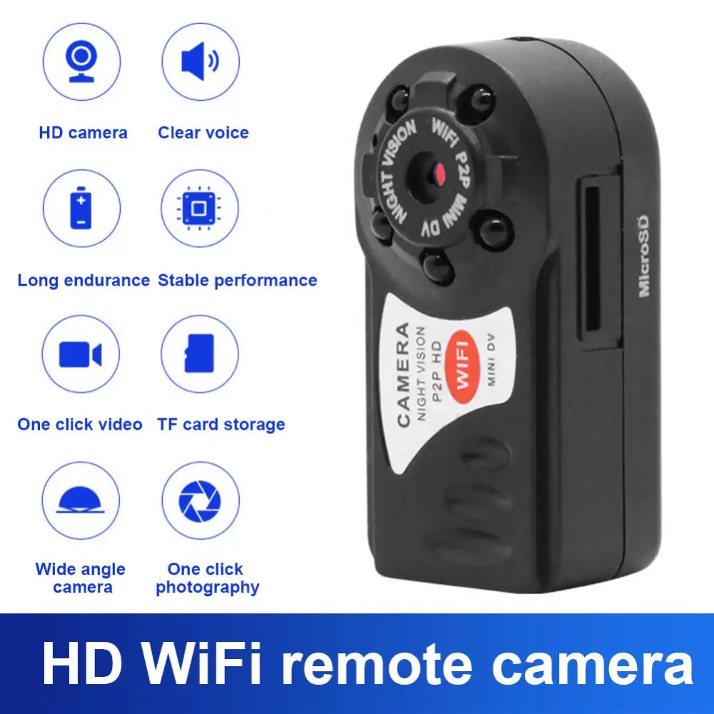 

Мини-камера Q7 1080P с Wi-Fi