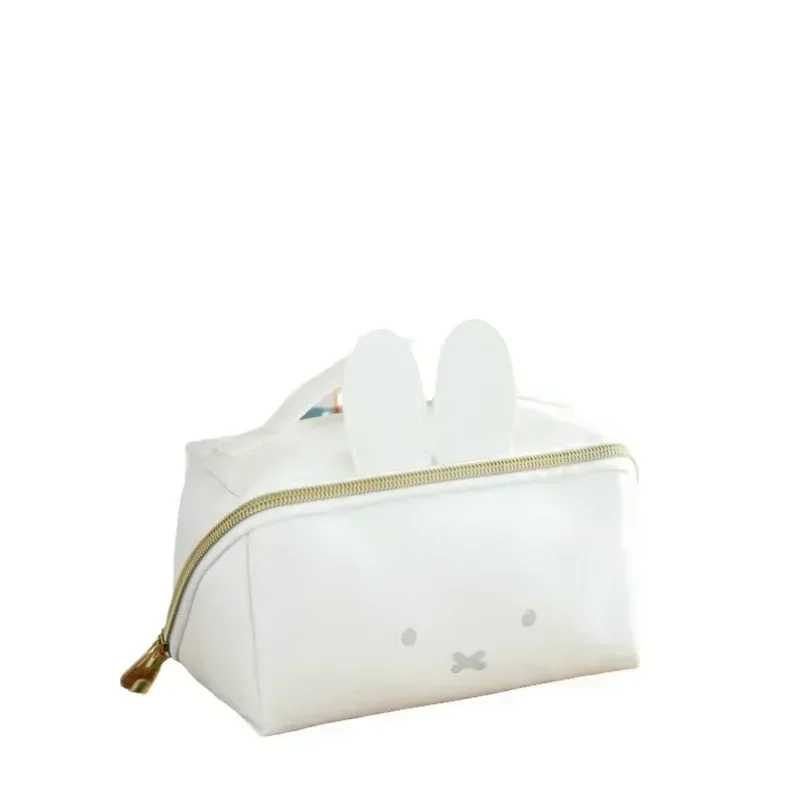 Cartoon Comic Magazine Appendix Miffy Rabbit Lovely High capacity Portable Cosmetic Bag Portable Multi function Storage Bag Pu