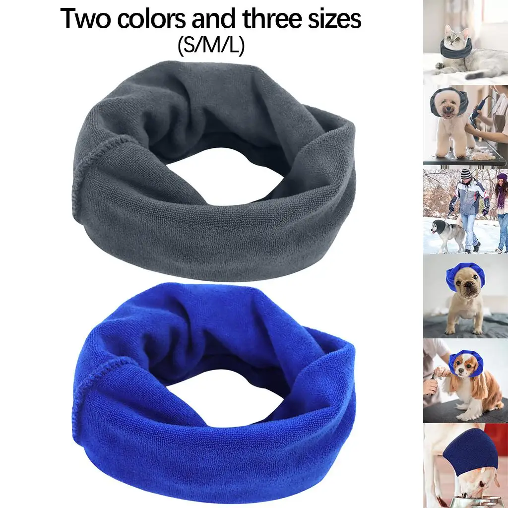 Snood Headband Cute Dog Costume Comfort Dog Ear Wrap Dog Ears Cover for Hearing