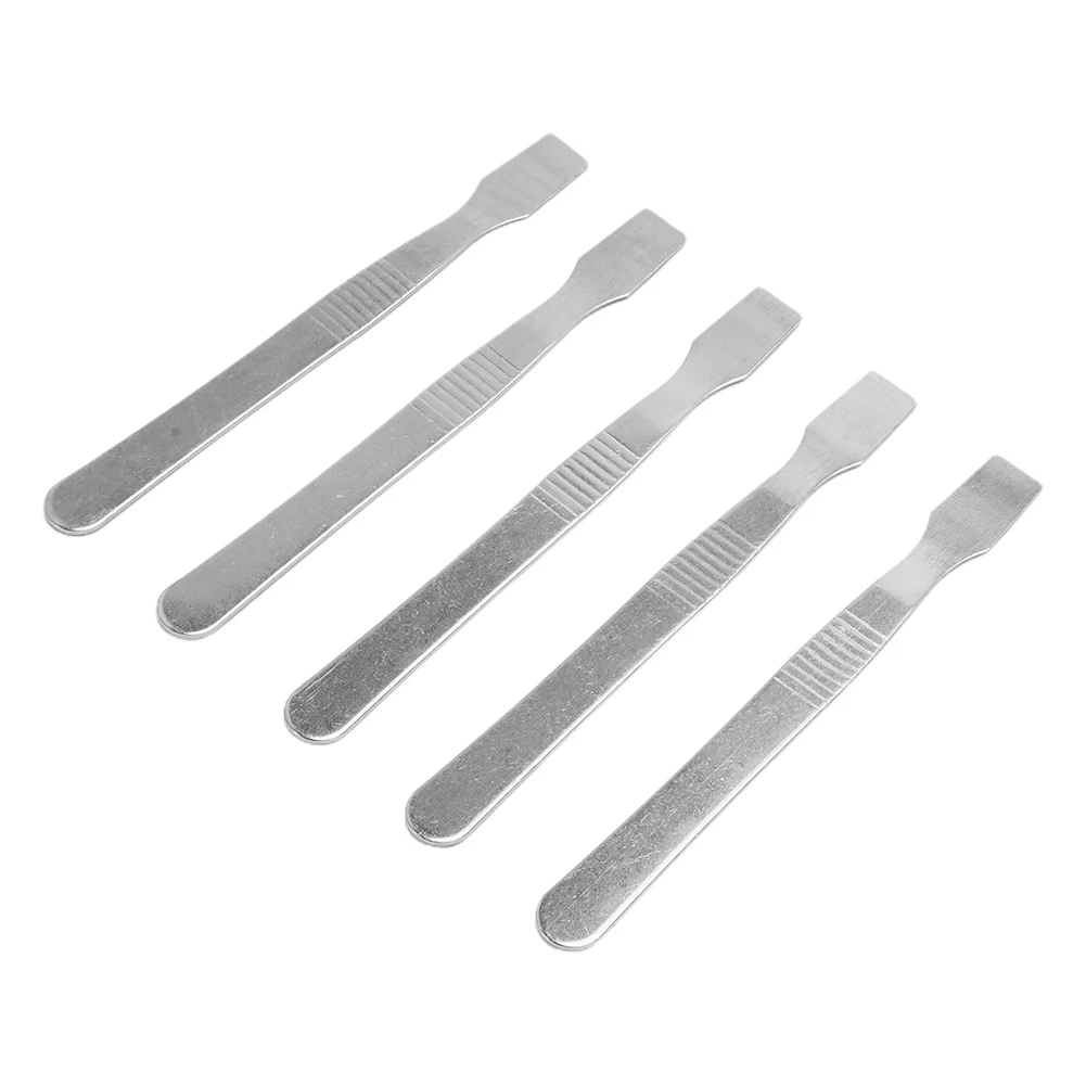 Metal Spudger 5Pcs 120x11mm Stainless Steel Disassemble Crowbar Phone Repair Tools for Electronic Repair
