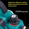 18V 15000rpm Rechargeable Electric Planer Cordless Hand Held Wood Cutting Woodworking Fit For Makita 18V Battery Power Tool 2