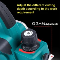 18V 15000rpm Rechargeable Electric Planer Cordless Hand Held Wood Cutting Woodworking Fit For Makita 18V Battery Power Tool 2