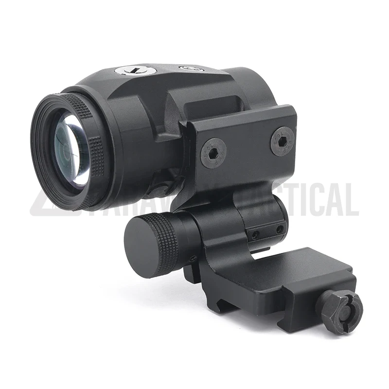 Magnifier 3X Sight with Switch to Side QD Absolute Co-witnessor Lower Third Mount for Red Dot Holographic Sight Full Mark