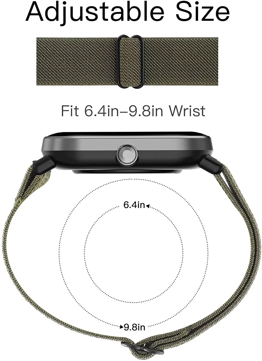 Adjustable Elastic Nylon Strap