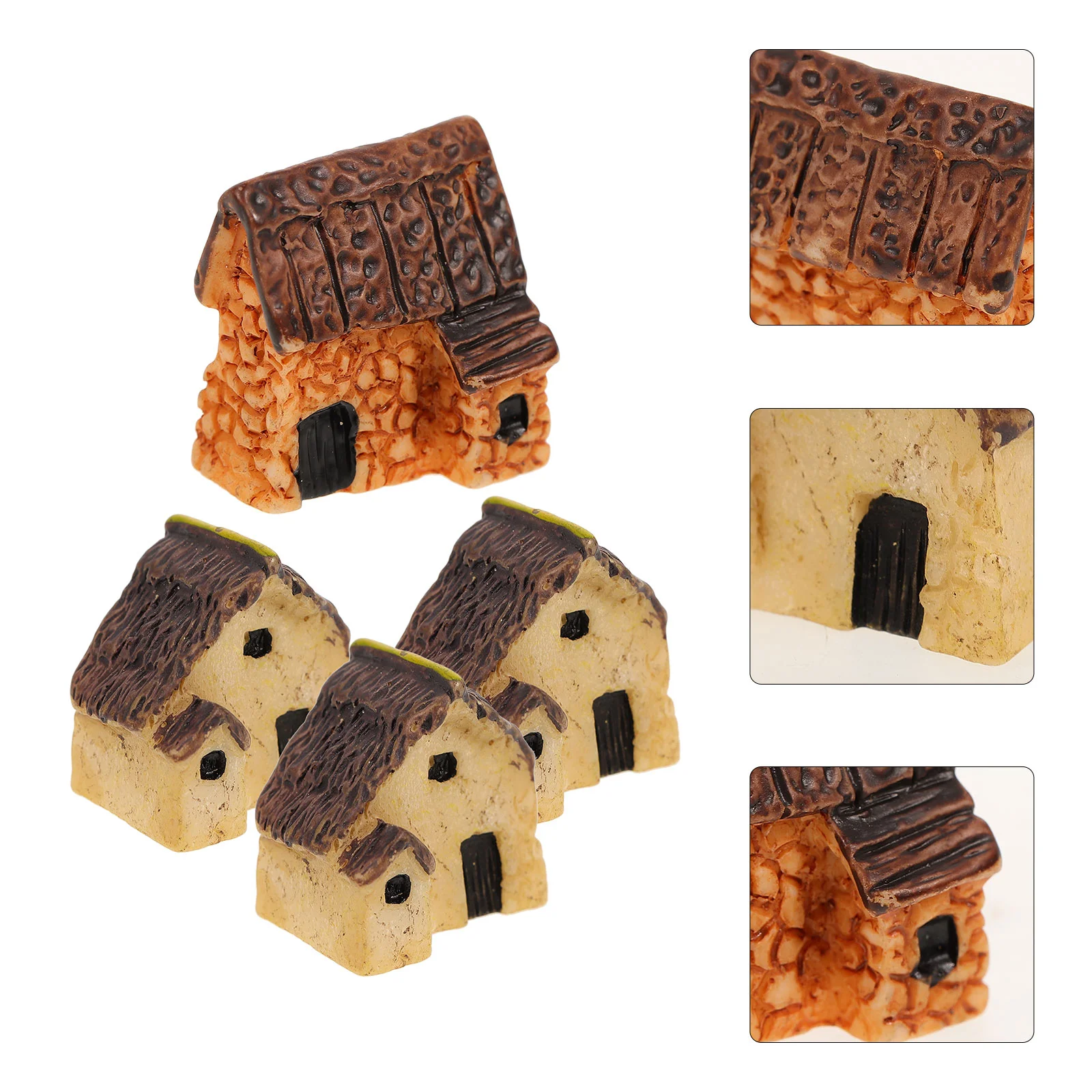 

Miniature Garden House Fairy Micro Mini Village Landscape Accessories Ornaments For Houses Diy Statues Cottage Figurines Hut