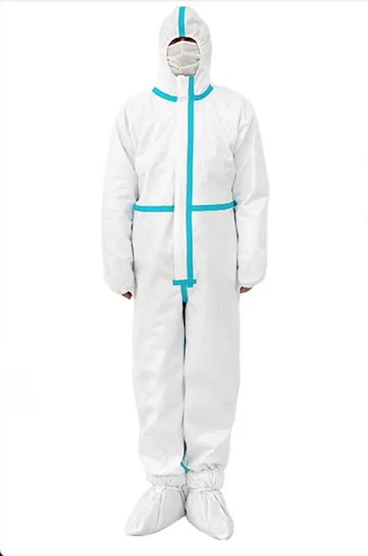 

5pcs Disposable Medical Isolation Protective Clothing, dust-proof Coveralls,Hospital,Commercial,one-time Clean Clothes