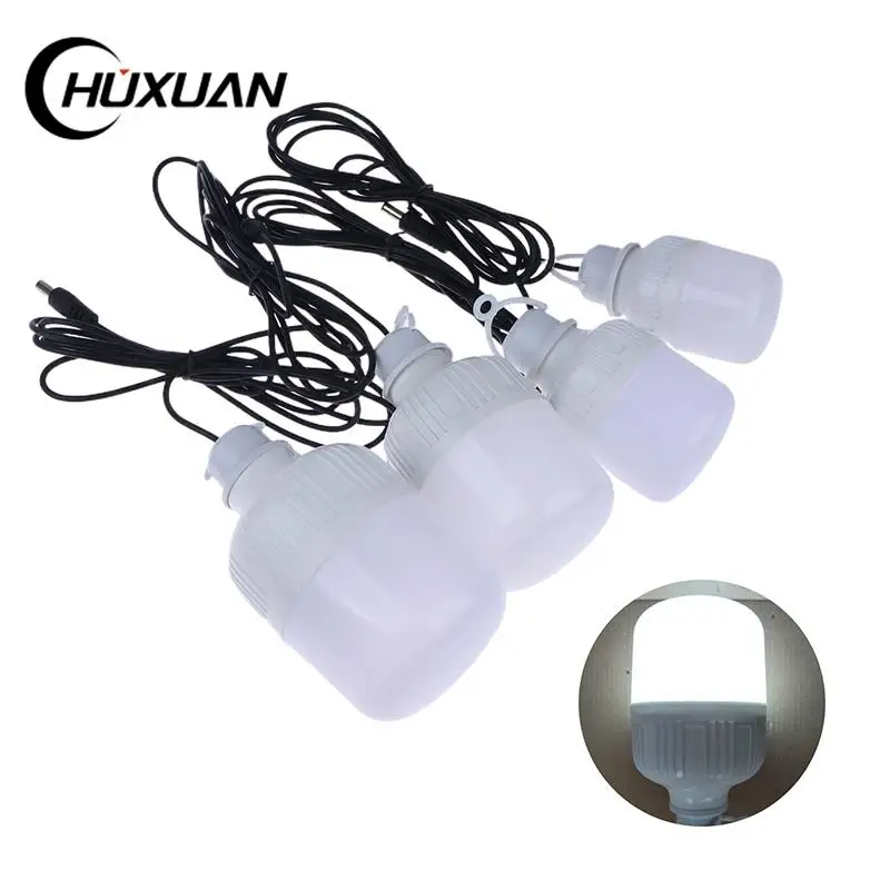 

1Pcs 12V LED Lamp Portable Led Bulb 5W 10W 15W 20W Outdoor Camp Tent Night Fishing Hanging Light Portable Luminaria Accessories