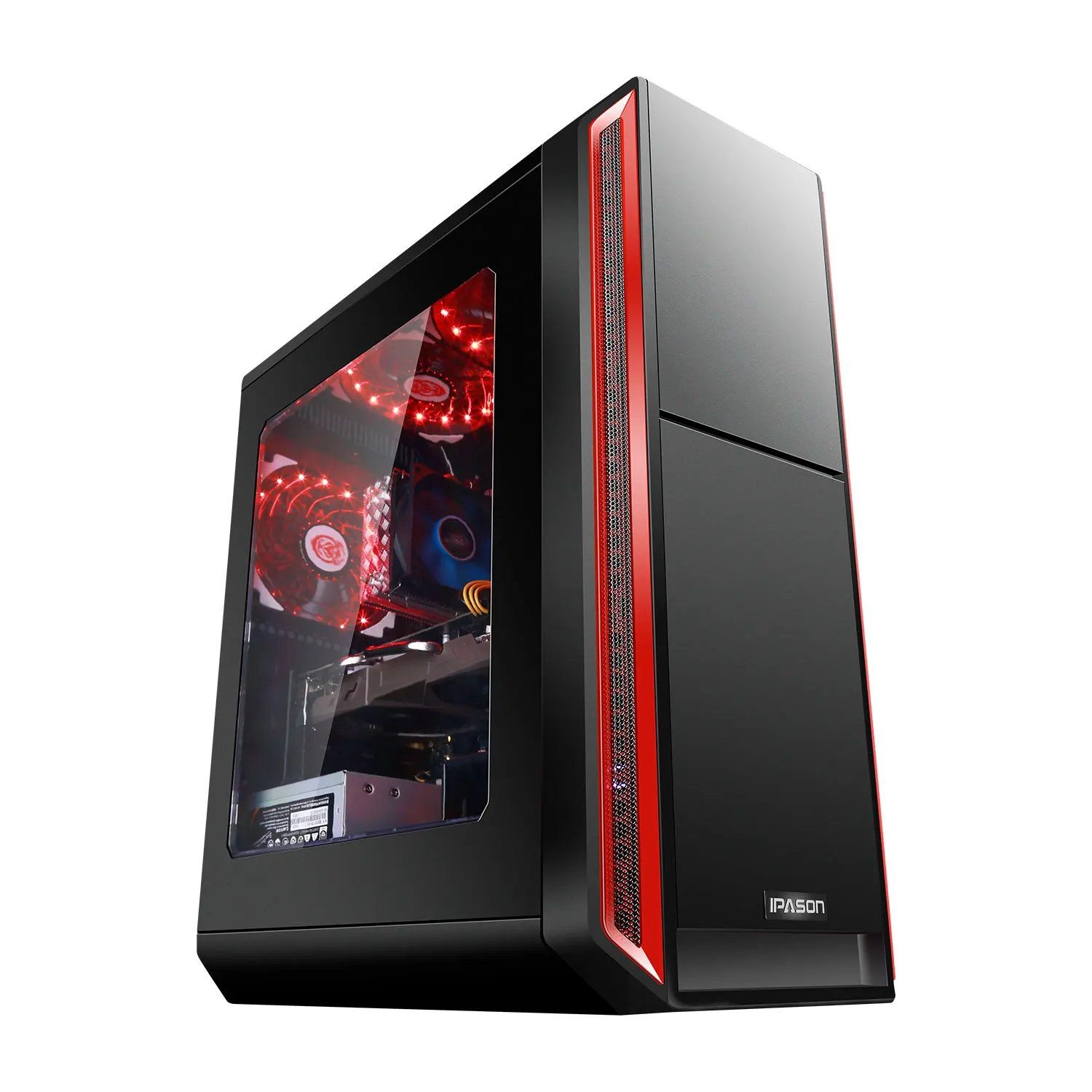 

IPASON AMD R5 5600G GTX1660S 16G Ram 500G SSD Computer DIY Desktop Gaming Pc