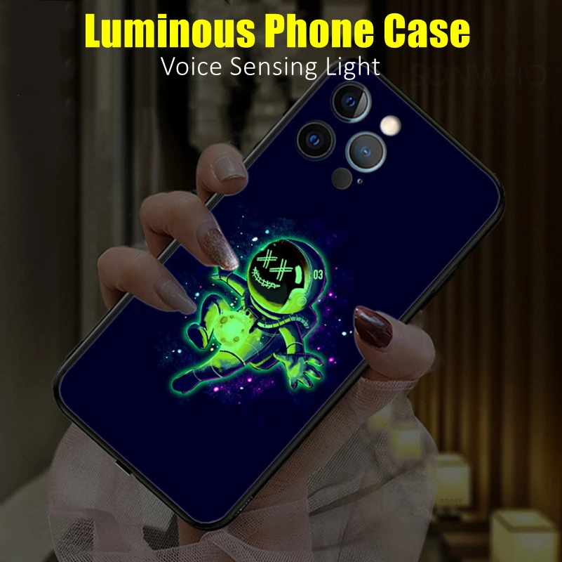 Iphone 14 Pro Max Led Cases Luminous Case Iphone 12 Pro Iphone 13