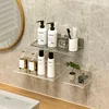 3478 Bathroom Mirror Cabinet Storage Box Wall-Mounted Home Washstand Cosmetics Pupils Makeup Shelf 2