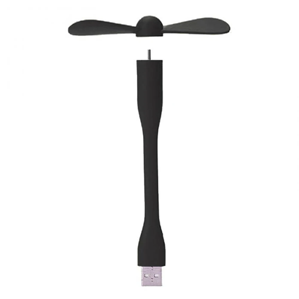 USB 냉각 선풍기 전자 가제트, LED USB 미니 환풍기, 노트북 스마트폰용 휴대용 유연한 쿨러, 50 개