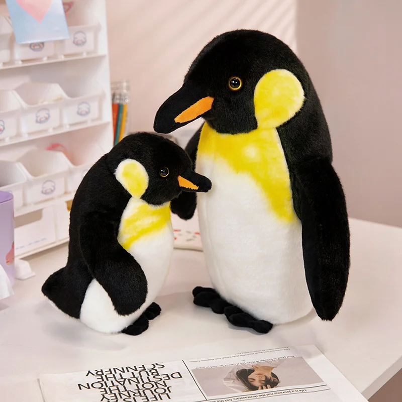 Simulatio Soft Antarctic Penguin Doll Plush Toys Cartoon Stuffed Animal Giant Penguin Pillow for Kids Child Birthday Gifts Decor