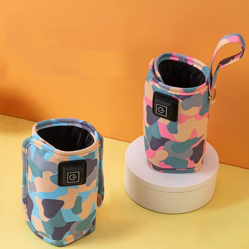 Bottle Warmer Cover Portable Bottle Feeding Warmer with Heating and Temperature Control Warm Milk Warmer Infant Warming Bags