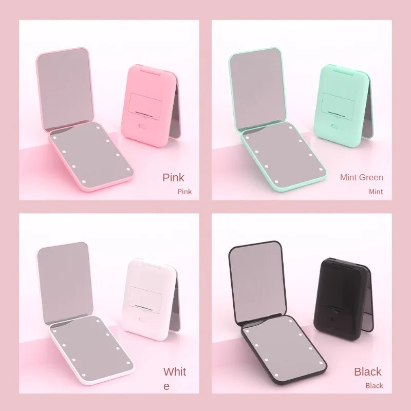 Pocket LED Compact Travel Makeup Mirror – 2-Sided Folding Magnification with Light for Purse 6