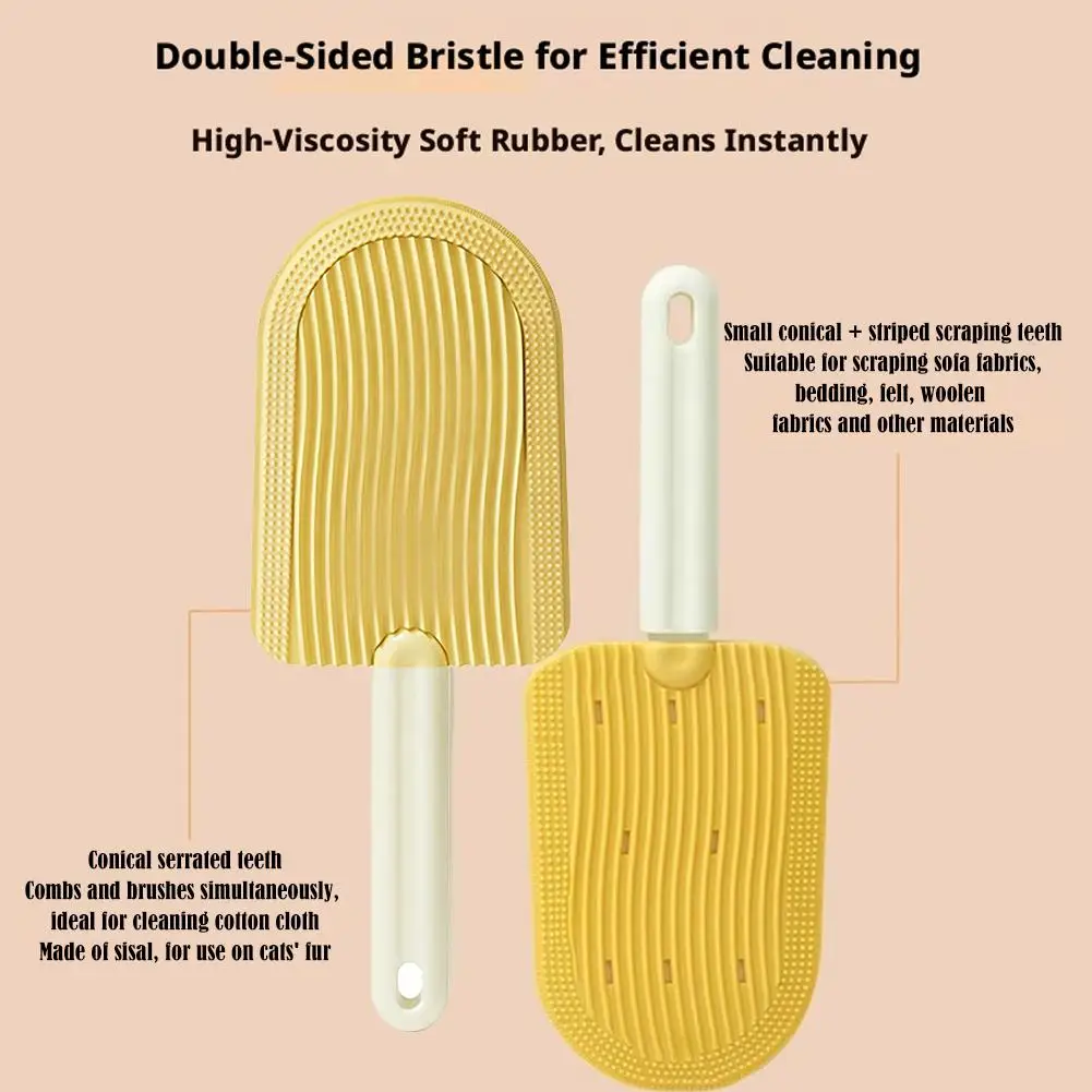 Dual-Sided Pet Grooming & Massage Brush for Detangling and Shedding
