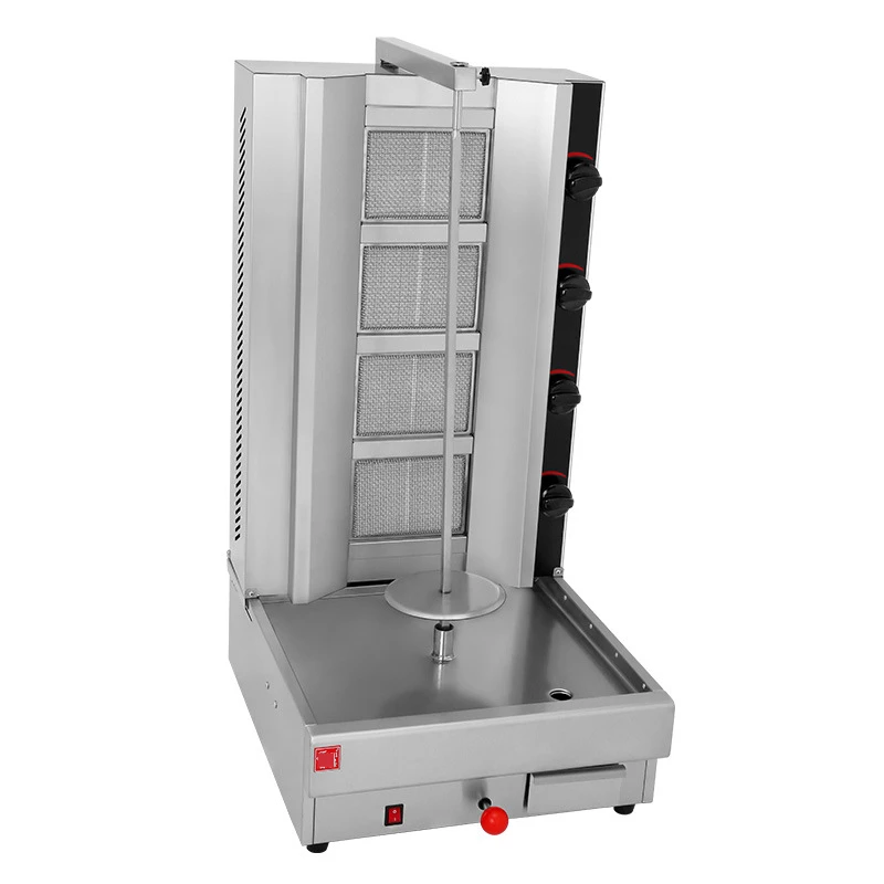Gas Grill Middle East BBQ Commercial Three Four Five Head Turkish Brazilian Rotisserie Kebab Machine