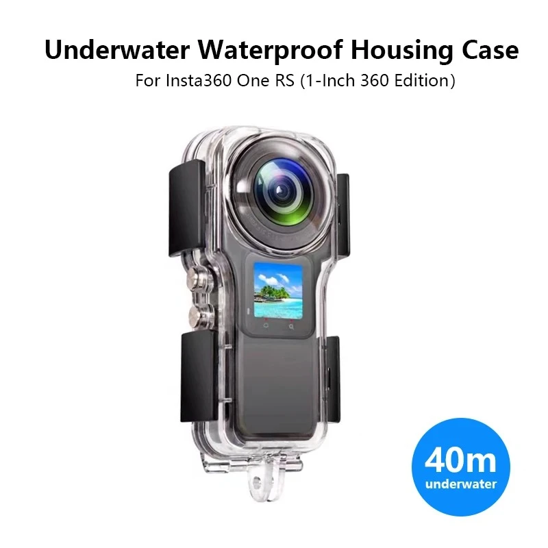 Insta360 One RS 1인치 360 에디션용 40m 수중 방수 하우징 케이스 Insta360 액션 카메라용 보호 커버 쉘