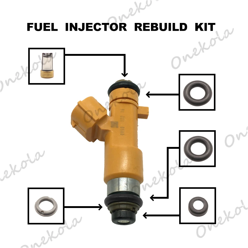 Fuel Injector Repair Kit Orings Filters For Nissan 370Z Infiniti G37 M37 Ex37 3.7L #16600-Ey00A