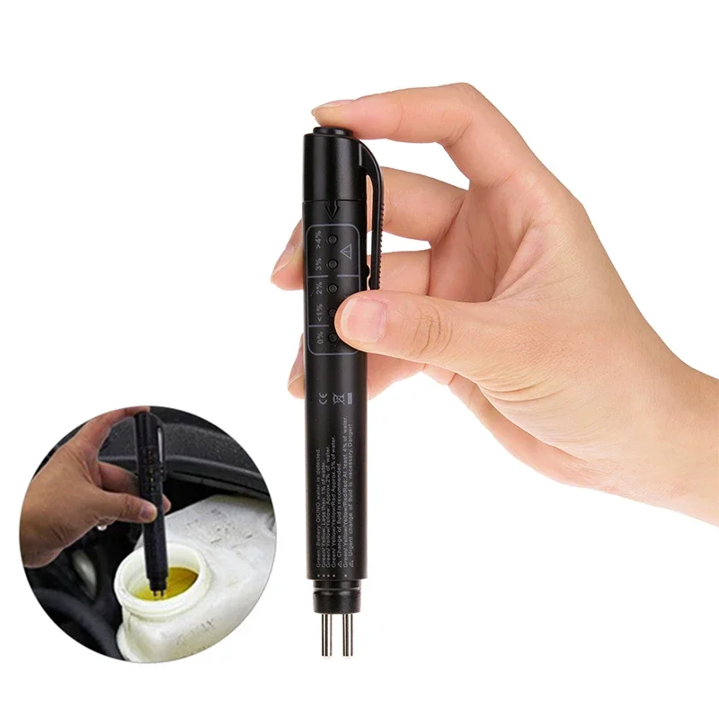Automotive Brake Fuid Brake Oil Testing Pen Vehicle Fluid Tester Oil Quality Test With Liquid LED Display Testing Tools