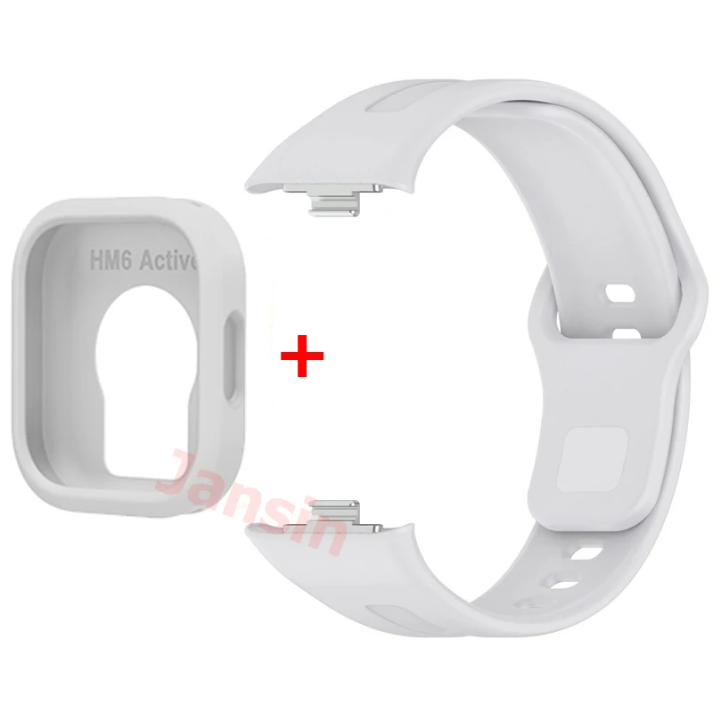 Sports Silicone Band with Protective Case for Smartwatch - Universal Fit Strap and Case Accessories