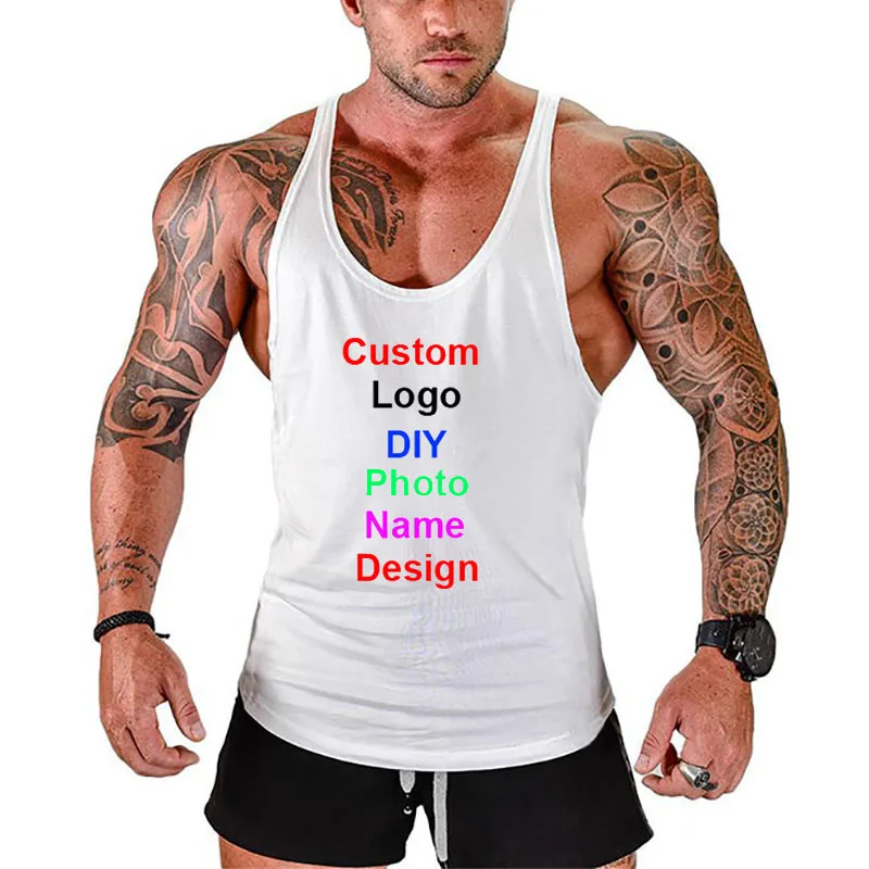 Bodybuilding Stringer Tank Tops Custom Design Stringer Tank Top
