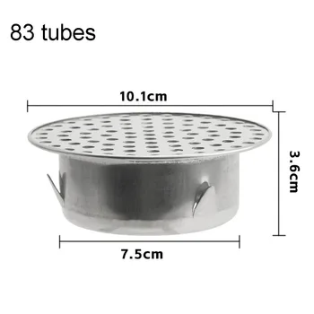 สแตนเลสห้องน้ําท่อระบายน้ําผม Catcher ระเบียงระบายน้ําปลั๊กสวนกลางแจ้งหลังคา Anti-blocking ชั้นกรอง 10