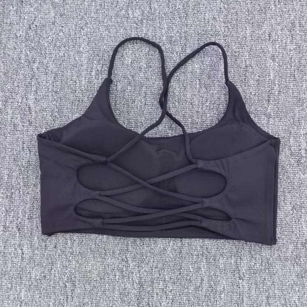 Sports Bra Women Fitness U-Shaped Multi-Strap Cross Back