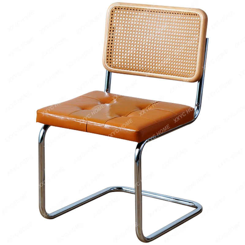

Dining Chair Rattan Woven Living Room Simple Modern Leisure Household Restaurant Backrest Coffee Chair