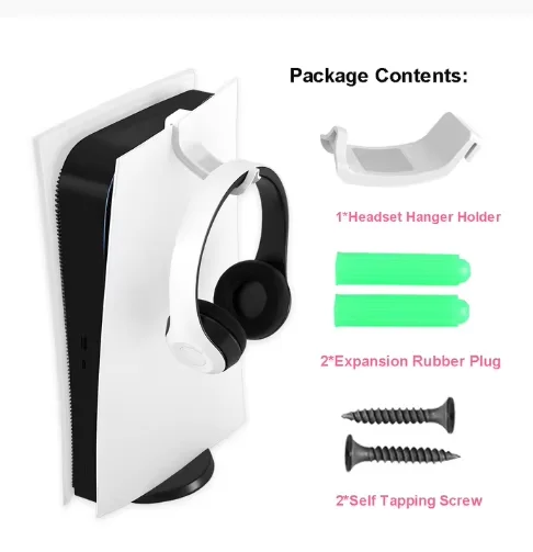 DualSense Controller and Headset Stand - Sleek Display Holder for PS5 Console Accessories