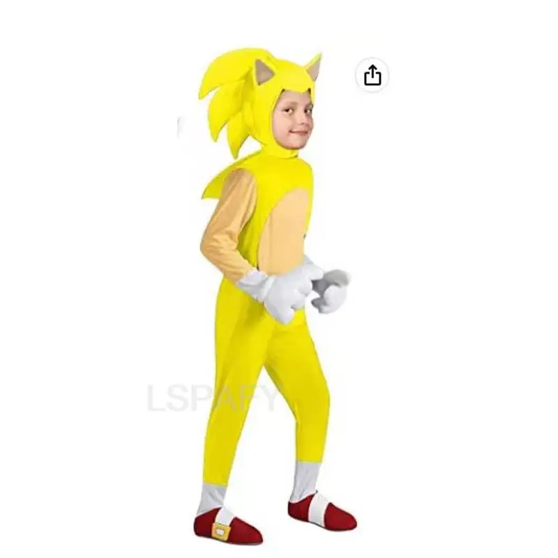 Sonic Childs Speedy Blue Heroic Video Game Character Faster Trick Or  Treater Kids Halloween Carnival Costume Cosplay - AliExpress
