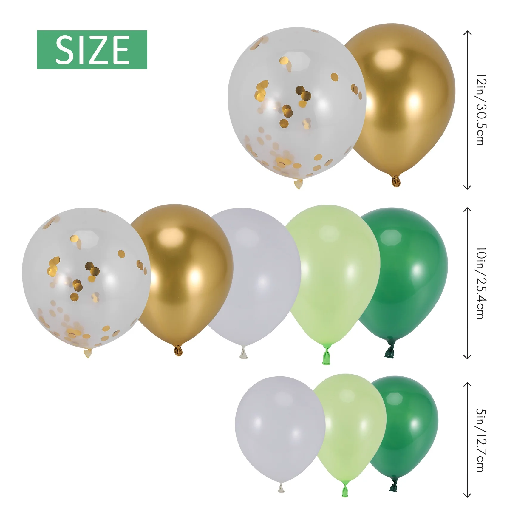 Y77A-134Pcs Jungle Balloon Arch Green Balloon Decoration, with Artificial Tropical Palm Leaves for Birthday