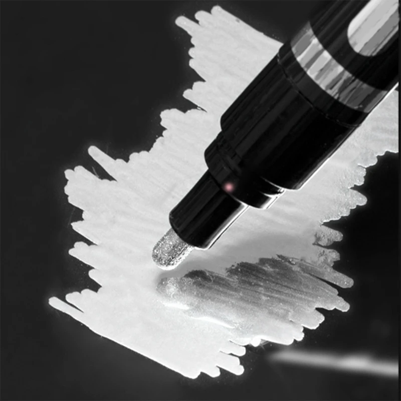 액체 거울 크롬 마커, 모델 페인팅, 마킹 또는 DIY 아트 프로젝트용 크롬 마커, 6 개