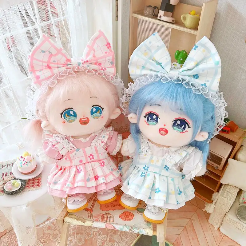 

Bow Maid Attire Idol Doll Kawaii Plush Cotton Star Doll Cute Stuffed Plushies No Attributes Soft Dolls Toys Fans Collection Gift